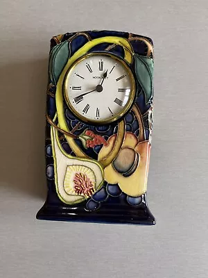 Buy Moorcroft ‘Queen’s Choice’ Pottery Mantel Clock. • 59.95£