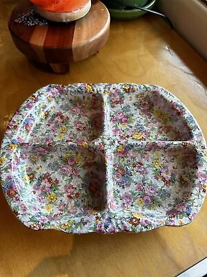 Buy BCM Lord Nelson Ware MARINA (Chintz) 4 Section Tray EXCELLENT RARE • 114.13£