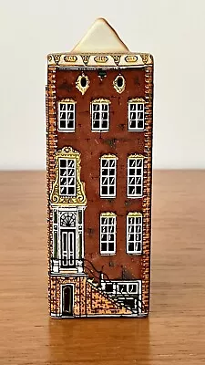 Buy Vintage Delft Polychrome Hand Painted Dutch House Lijstgevel 1680 • 24.99£