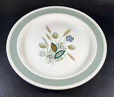 Buy Woodsware Clovelly Wood & Sons Small Dinner Plate Floral Design Green Rim • 4.72£