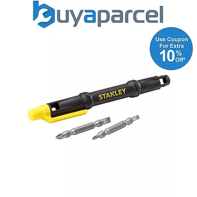 Buy Stanley 4 In 1 Pocket Pen Style Precision Screwdriver STA66344M 66-344 PZ PH • 4.79£