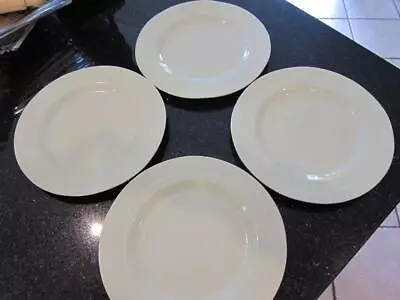 Buy 4 X PORTMEIRION Sophie Conran Green Swirl Large Dinner Plates 28.5cm Diameter • 30£