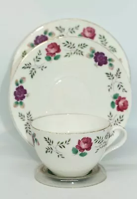 Buy RARE EARLY SHELLEY TRIO ROSE Or FLOWER PATTERN CALLED WILSON 666118 C.1919 Af • 46.47£