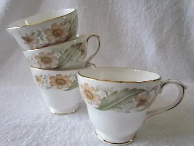 Buy 4 X Duchess Greensleeves Made In England Bone China Tea Cups • 19.99£