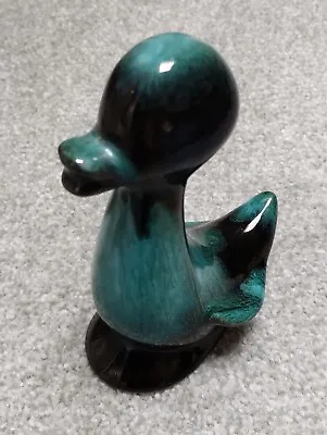 Buy  Blue Mountain Pottery - Duck Figure Green And Black Drip Glaze • 3.50£