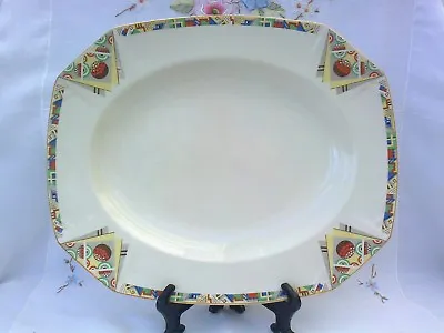 Buy Vintage Alfred Meakin Marigold Art Deco  Large Platter • 14£