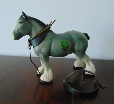 Buy Melba Ware Grey Ceramic Shire Horse Approx. 6  Tall 7  Nose To Tail • 9.99£