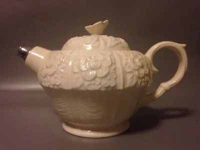 Buy George Clews And Sons Antique Teapot Metal Spout Moulded Relief Floral Art Deco  • 26£