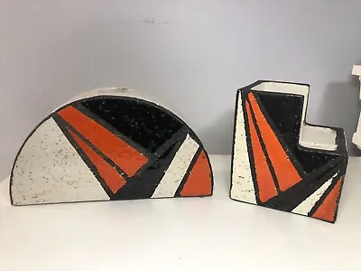 Buy Vintage Bitossi Pottery For Raymor MCM Vase And Ashtray Set Signed ItalyNumbered • 283.50£