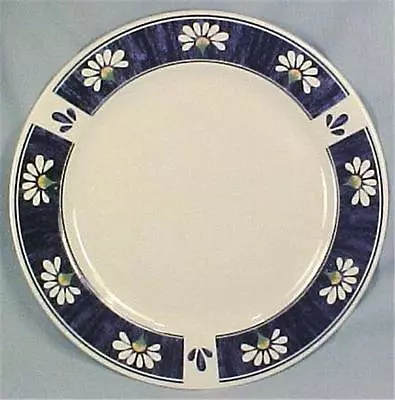 Buy Oneida Kitchen Spring Daisy Dinner Plate Blue & White • 18.96£
