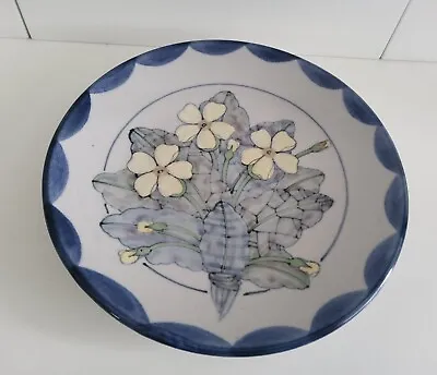 Buy Highland Stoneware Floral Free Hand Painted Hanging Wall Plate Scotland • 39.99£