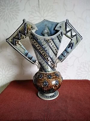 Buy Andrew Osborne Salt Glaze British Studio Art Pottery Vase ! 13  High 33 Cms • 145£