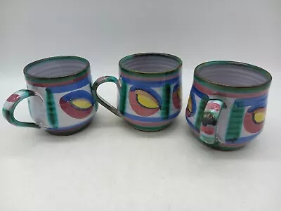Buy Tintagel Pottery Mugs Dragon Eye Pattern Set Of 3  • 20£