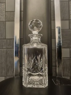 Buy Crystal Continental Decanter Stunning Heavy Square  • 25.99£