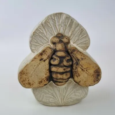 Buy Vintage Bernard Rooke Style Studio Pottery Moth Vase 11.5cm High • 49£