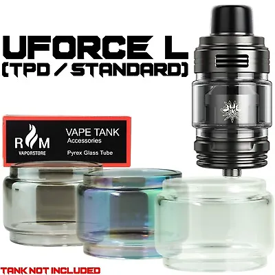 Buy X3 Mix Bubble Glass For Voopoo Uforce L Tank & Drag 4 / M100S Kit TPD & Standard • 8.95£