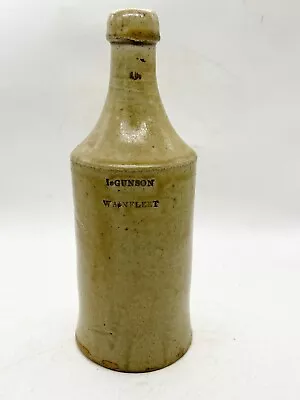 Buy Vintage Salt Glaze Stoneware Bottle Cream Colour I Gunson Wainfleet • 22.99£