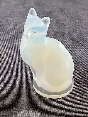 Buy Sabino PARIS Opalescent Jewel Eye Cat Figurine Made In France Art Glass 159+ • 118.74£