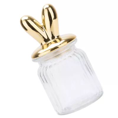 Buy  Glass Jar Bride Crystal Decor Kitchen Food Storage Container Condiment Holder • 14.39£
