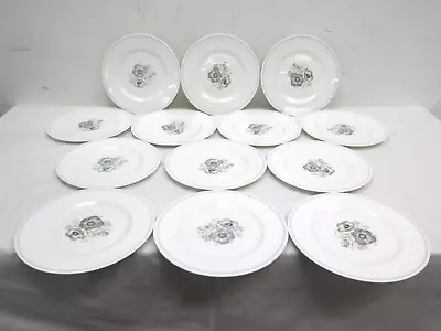 Buy Wedgwood Susie Cooper Design Glen Mist Set Of 13 Dinner Plates 27 Cm Diameter • 29.99£