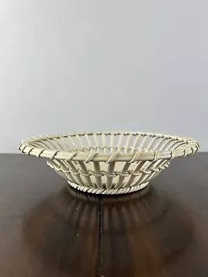 Buy Antique Wedgwood Creamware Basket Weave Bowl - 19th Century • 149£