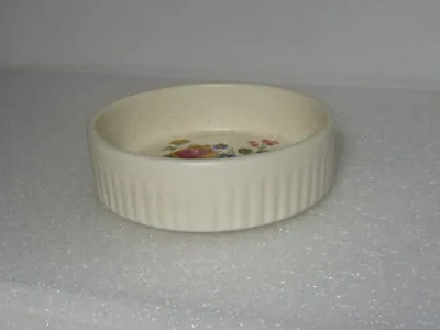 Buy Pottery Trinket Dish Decorated With Flowers. Prinknash Pottery Gloucester • 6£