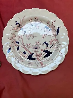 Buy Booths England 1900 Dinner Plate Fresian China Pattern A8022 10.5” Antique • 19.20£