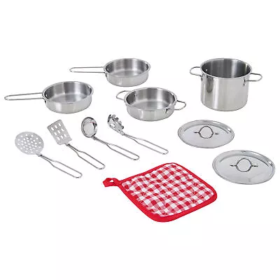 Buy Play Cooking Accessory Set Steel 11 Pcs Frankfurt TK-M00001 • 32.99£