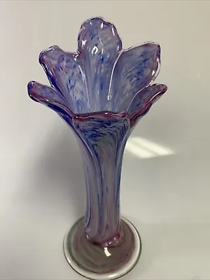 Buy Multicolored Swung Hand Pulled Glass Vase • 37.79£