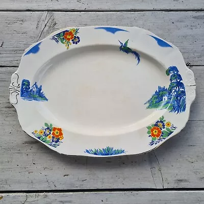 Buy Vintage Alfred Meakin Harmony Shape Bluebird Platter  • 6£