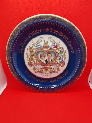 Buy Vintage Royal Wessex Pottery Commemorative Plate July 1981 • 5£
