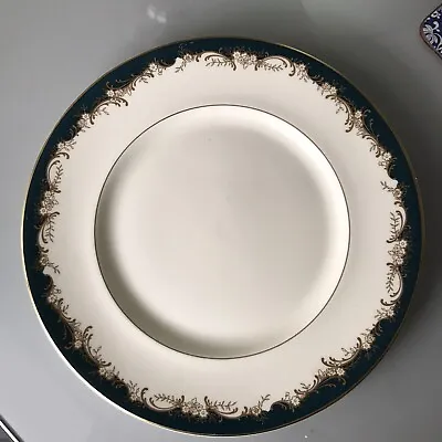 Buy Royal  Doulton Vintage Minton Grosvenor Design Dinner Plate Gold Green Pattern • 6.99£