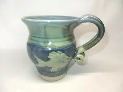 Buy Gabrielle Oliver Mug Fish Ocean Themed Studio Pottery Green Blue Ceramic • 19.99£