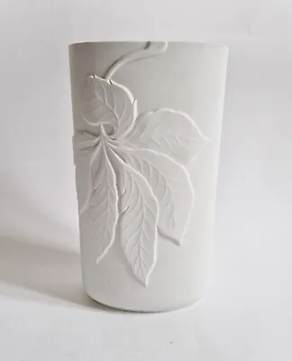 Buy Thomas (Rosenthal) Large Porcelain Vase With Leaf Decoration • 20£