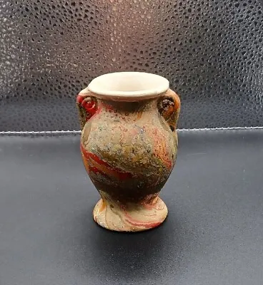 Buy Vintage 1940's Morton Pottery End Of Day Multicolor Swirl Urn Vase • 12.52£