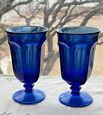 Buy Old Williamsburg Cobalt Blue Goblet~~Set Of 2 • 29.73£