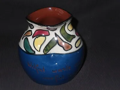 Buy Studio Pottery Royal Torquay, Devon Made Small Vase • 4.50£