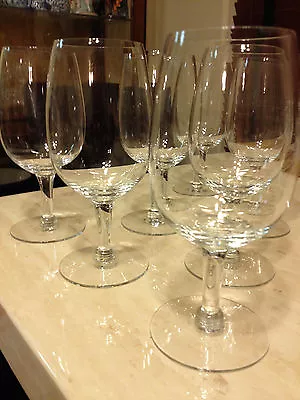 Buy Set Of 7 Antique Wine Crystal Glass Hand Crafted 6  Tall • 67.19£