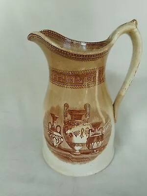 Buy Antique Scottish Pottery J & Mp Bell & Co Jug / Pitcher  Athens  Pattern - • 32£
