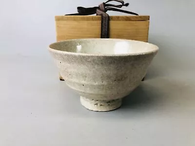 Buy Y7210 CHAWAN Korean Pottery Bowl Box Korea Antique Tea Ceremony Pottery Cup • 81.46£