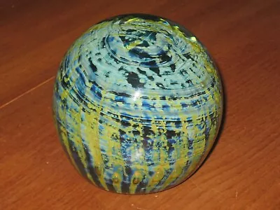 Buy Mdina Glass Large Heavy Paperweight * Signed * Vintage • 20£