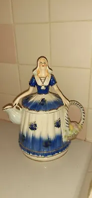 Buy RARE Vintage Limoges China Beautiful Lady Teapot 8  Tall X 7  X 4.7  • 61.56£
