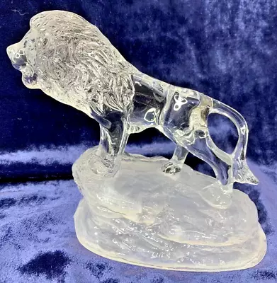 Buy Cristal D'Arques France Lead Crystal Glass Lion Ornament . In Nice Condition • 13.95£