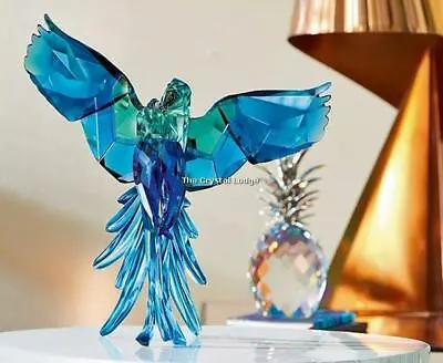 Buy Swarovski Crystal Paradise Blue Parrots  Mint Boxed Retired Rare • 1,500£