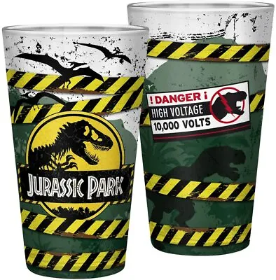 Buy Official Jurassic Park High Voltage Large Tumbler Drinking Glass New In Box • 12.95£