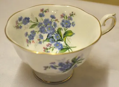 Buy Royal Albert Forget-Me -Not Tea Cup Only Shape Avon Wide Mouth • 15£