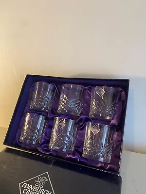 Buy Edinburgh Crystal Whisky Glasses Set Of Six • 44.95£