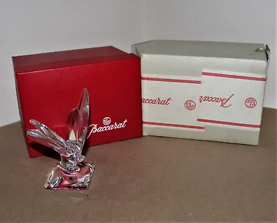 Buy Baccarat Crystal Butterfly On Pedestal Papillon Clear Figurine (1998) NIB - MINT • 91.25£