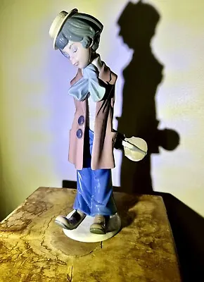 Buy Lladro  Clown Standing With Violin  Statue  Sculpture Signed W/BOX #5057 RARE • 1,393.87£