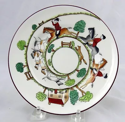 Buy Crown Stafforshire Hunting Scenes Bread Plate 6-1/2  Multiple Available • 26.52£